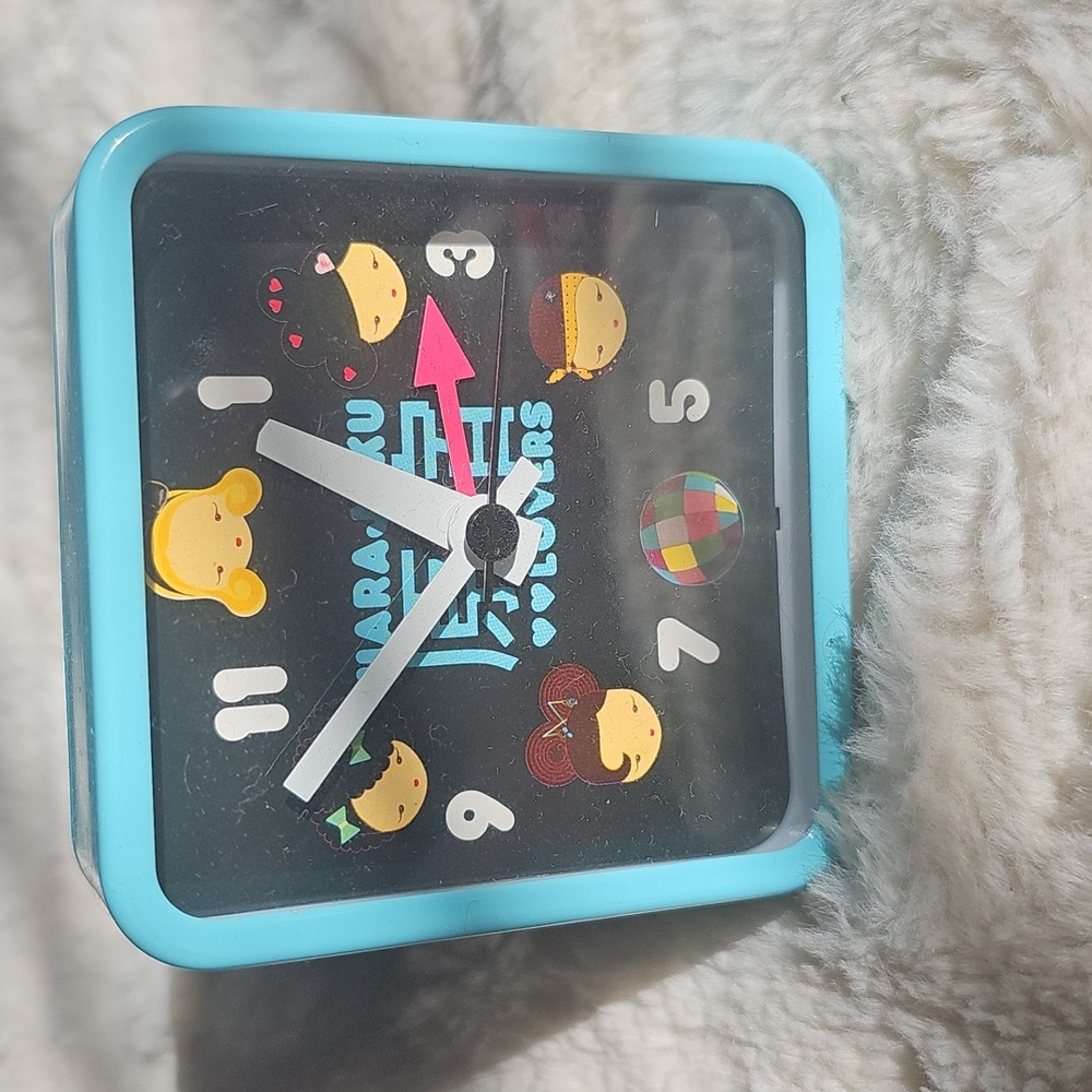 NEW Harajuku Lovers Travel Clock By Gwen Stefani
